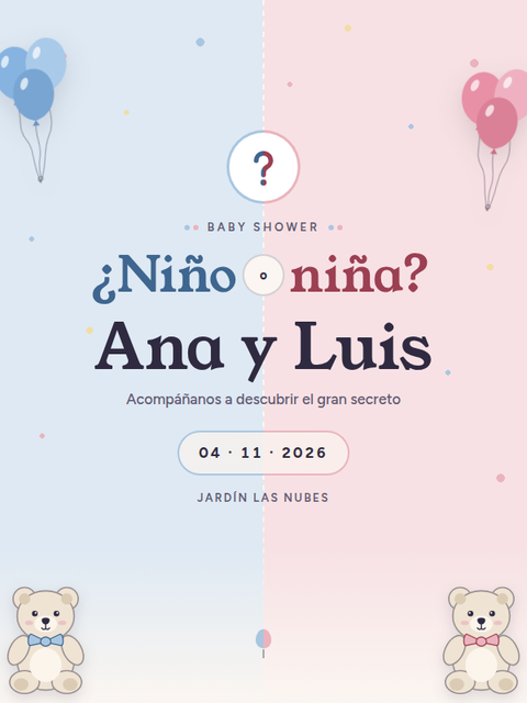 ¿Niño o Niña?